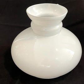 Glass Cylinder without Base White Diameter Base 14 cm Height Base 1 cm Total Height 13 cm Widest Diameter 16.5 cm Top Diameter 10.5 cm