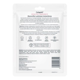 🔥 Cetaphil healthy radiance mascarilla facial luminosa instantánea 6 piezas con niacinamida y ácido hialurónico que mejoran la luminosidad y textura de la piel  Vitaminas y Minerales