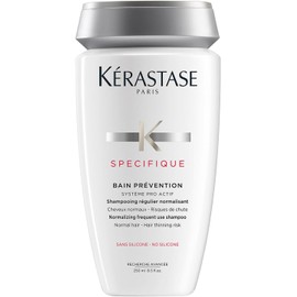 KÉRASTASE Bain Prevention Shampoo Para Prevenir la Caída del Cabello Equilibra el Cuero Cabelludo, Aporta Grosor y Volumen y Estimula la Producción de Fibra Capilar 250ml