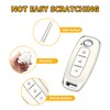 FT FUNTOR for Nissan Key Cover,3 Buttons TPU Key Case