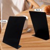 8 Pack Chalkboard Signs A5 - Small Mini Blackboard Black