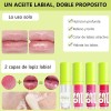 8pcs Cuidado Labial Hidratante Glossy Liquid Lip Oil Gloss