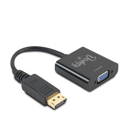 Donkey pc Displayport to VGA Adapter 1080p 60Hz Video with Gold-Plated Connectors Converter DP Male to VGA Female for Monitor DisplayPort to VGA Screen Adapter - 1080p 1920x1200