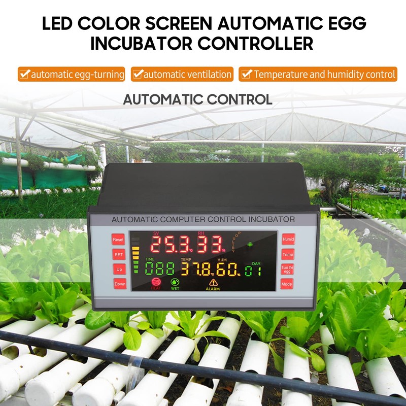 Egg Incubator Controller Thermostat with Temperature Humidity Sensor Probe Temperature