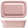 Skater LFP6-A Storage Container, Smoke Pink, S, 20.9 fl oz
