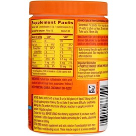 Metamucil Daily Fiber Supplement/Therapy for Regularity, Sugar Free, Orange Smooth, 6.1 oz (Pack of 3)