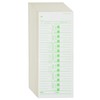 ALGLEA 500PCS Time Cards for Employees Weekly, 1 Sided Time