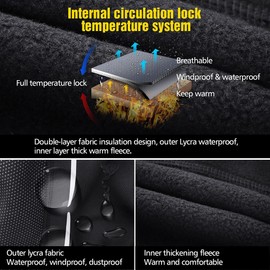 All-Weather Balaclava: Waterproof, Thermal Hood & Face Mask - Versatile Head & Neck Gaitor Snood for Men and Women - Perfect for Winter, Ski & UK Outdoor Adventures Grey