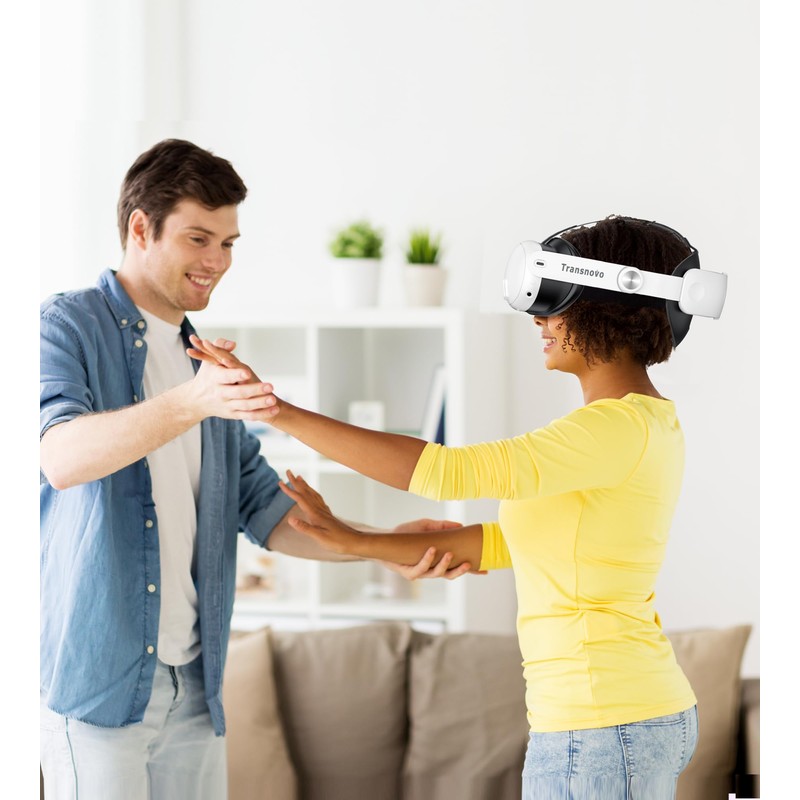 TRANSNOVO Head Strap Compatible with Meta Quest 3, VR Accessories