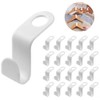 BOUMVID Clothes Hanger Connector Hooks, 20 Pcs Coat Hangers Hooks