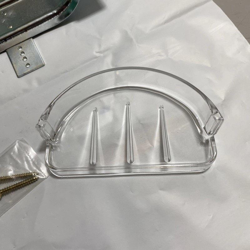 Mintcraft MINT CRAFT BRASS PLATED RECESSED SOAP HOLDER AND GRAB