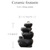 Tabletop Desktop Fountain Waterfall Water Feature Ceramic Indoor Fountain Office