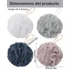Piezas Esponja Baño Multicolor Limpieza Corporal Material Suave Duradero Adecuado