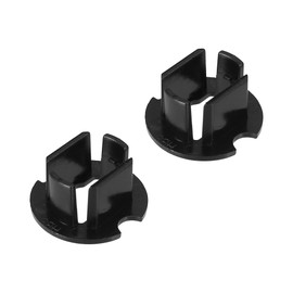 X AUTOHAUX 2pcs H3 LED Headlight Adapter Base Bulb Sockets Holder for Car Black