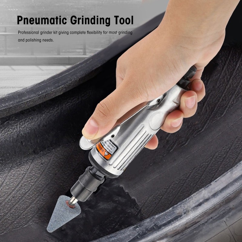16 Pcs Air Die Grinder Kit,25000RPM 1/4" 1/8" Pneumatic Rotary