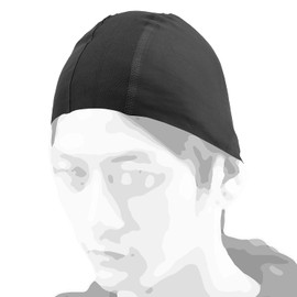 Daytona HBV-023 17187 Motorcycle Helmet Inner Cap, One Size Fits Most, Black, Thin, Seamless Inner Cap