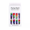Rilafuvu Acrylic Press on Nails Long Coffin Fake Nails with
