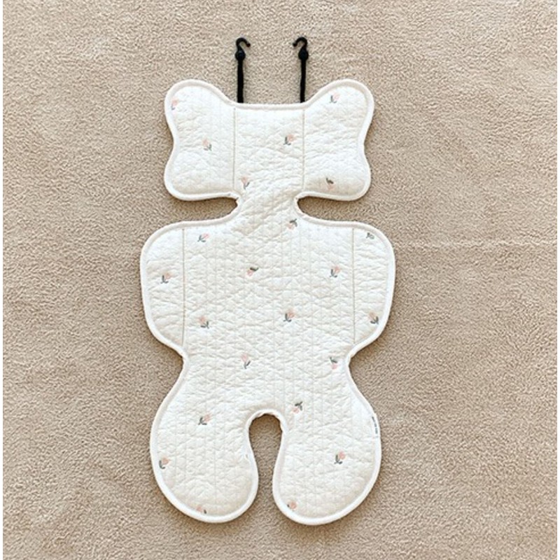 Soft Baby Stroller Seat Cushion Breathable Pure Cotton Infant Car