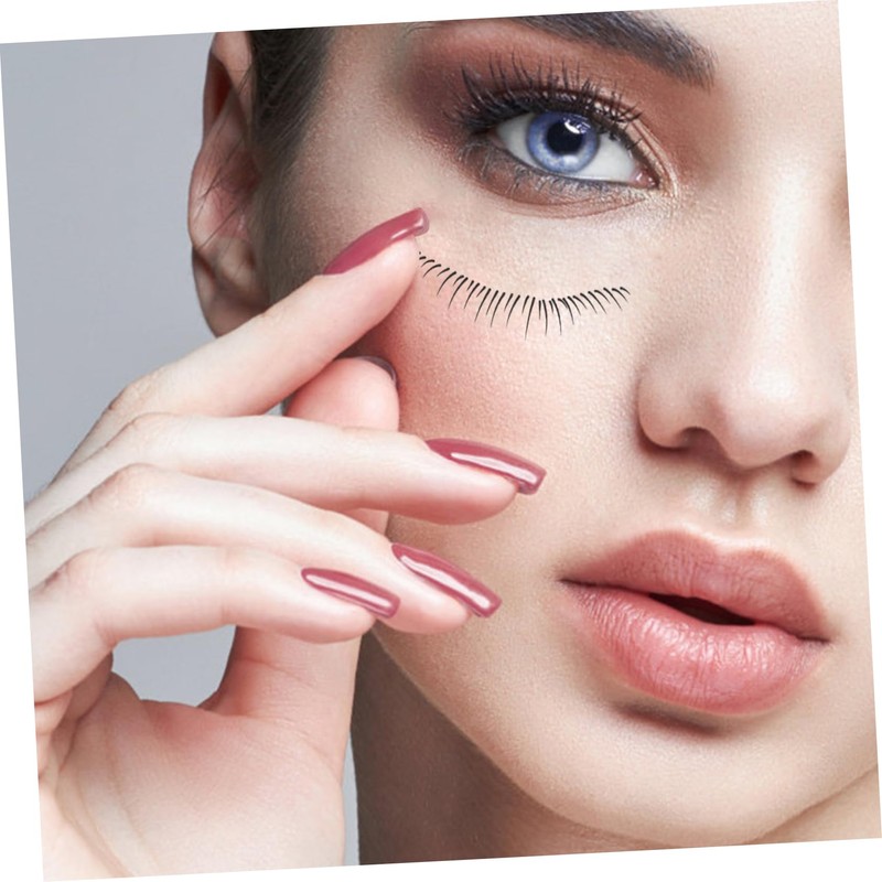 OHPHCALL 10 Pack Fake Eyelash Stickers Lower Lash for Women