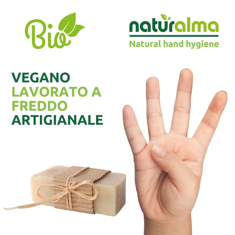 Vegetable Handmade Soap Lemon and Lavender Organic 2 x 100