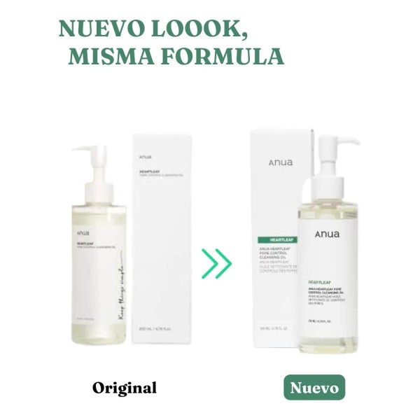 Aceite de Doble Limpieza Anua Heartleaf Para Limpieza profunda de