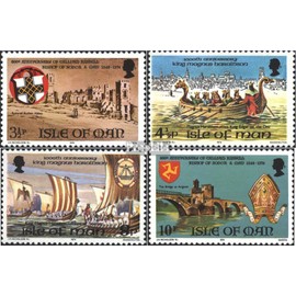 united kingdom - Isle Of Man 44-47 (complete.issue.) unmounted mint/never hinged ** MNH 1974 Historical Events (Stamps for collectors) Seafaring/ships