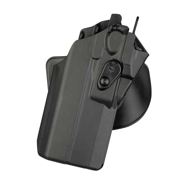 Safariland 7378RDS ALS (Automatic Locking System) Duty Holster, Red Dot Sight Compatible, STX Plain Black, Right Hand, Fits: SIG XFIVE Streamlight TLR7