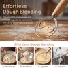Danish Dough Whisk, 24cm Double Eye Stainless Steel Bread Dough