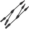 1 Pair Solar Y-Splitter Double with 30 cm Cable Photovoltaic
