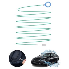 MOPZIJA Spazzola per la Pulizia del Tetto Apribile, Car Sunroof Drain Cleaning Brush, Strumento per la Pulizia dei Tubi di Scarico, Pazzola Frigorifero Extra Lunga per Il Serbatoio Carburante (500 cm)