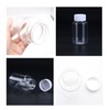 50PCS 30ml/1oz Empty Refillable Plastic Round Bottles Storing Tablet Container