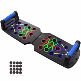 Wesoke Push Up Board 14 in 1 Multi-Functional Pushup Stands System for Men Women, Portable Push Up Bar, Man Gym Strength Training Push up Handles for Floor, Professional Home Muscle Exercise Equipment