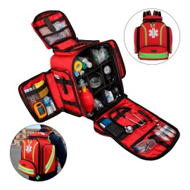 Mochila Botiquín Paramédico Kampak Kap047 Gran Capacidad