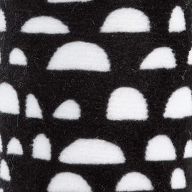 Moon and Back Black White Polka Dot 7 inch Plush Children's Stuffed Activity Rattle Toy