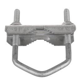 Maclean MCTV-923 Mast Clamp Tooth Clamp SAT Bracket U Clamp Mounting Accessories Satellite Antenna Accessories (Mast Clamp)