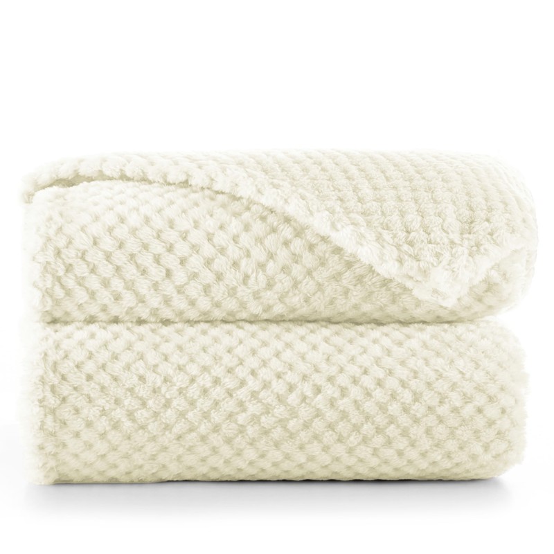 DecoKing Henry Cuddly Blanket, Soft, Fleece Microfibre Bedspread in Scandinavian