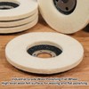 NuoDunco Wool Flat Wheel 115mm 10 Pack Premium Wool Felt
