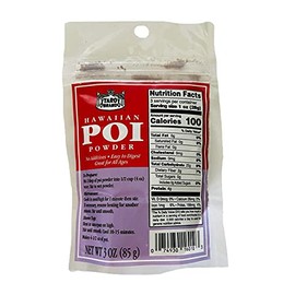 Hawaiian Poi Powder 3oz - Made in Hawaii From Hawaiian Taro - 4 PACK