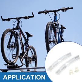 A ABSOPRO Bicycle Warning Reflector 11mm / 0.43" Hole Dia Plastic White