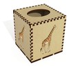Square 'Giraffe' Wooden Tissue Box Cover (TB00039506)