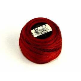 DMC Cotton Perle Thread Size 8 355 - per 10 Gram Ball
