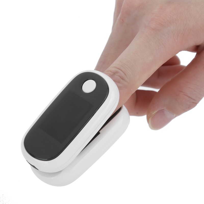 Fingertip Pulse Oximeter Rechargeable Blood Oxygen Saturation Monitor with Digital
