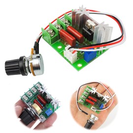 2000W AC 50-220V 25A Speed Regulator Voltage Regulator, Speed Regulator AC Motor, Motor Speed Controller, Motor Speed Controller, Assembly Adjustable Motor Speed Controller, LED Dimmer