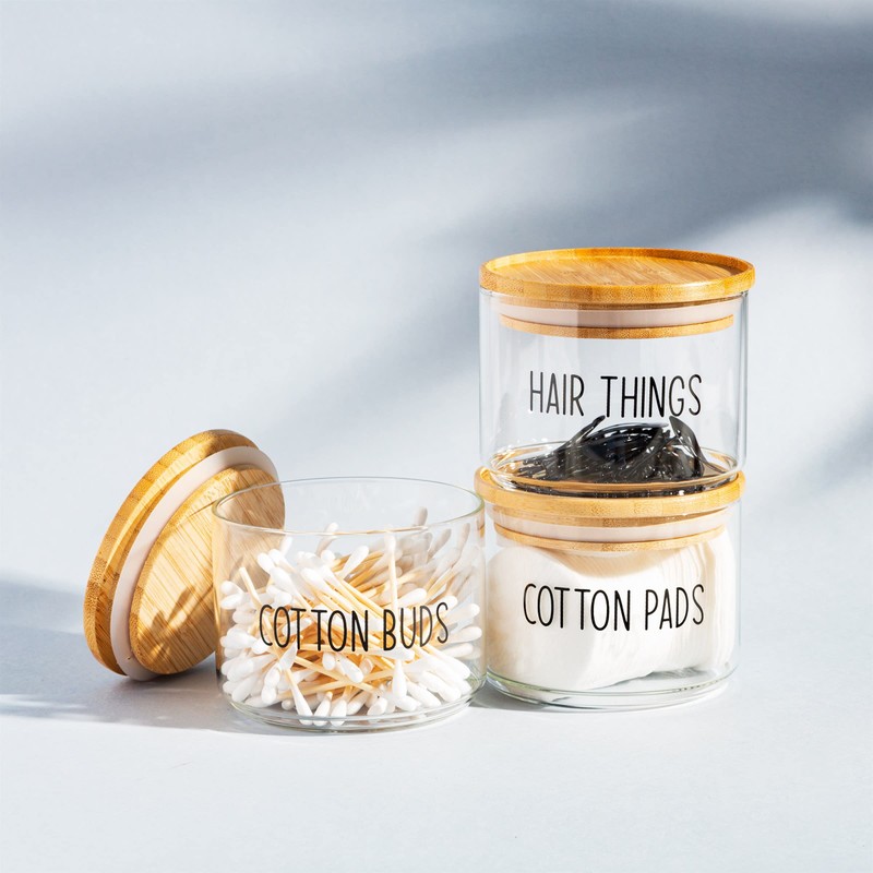 Sass & Belle Beauty Stacking Jars - Set Of 3