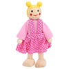 Family Doll Figures Pine Miniature People Toy Set Ornament Educational