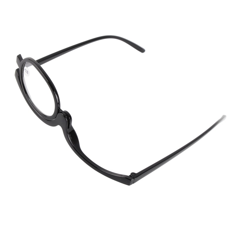 Magnifying Eye Makeup Glasses Women Stylish Flip Down Lens Cosmetic