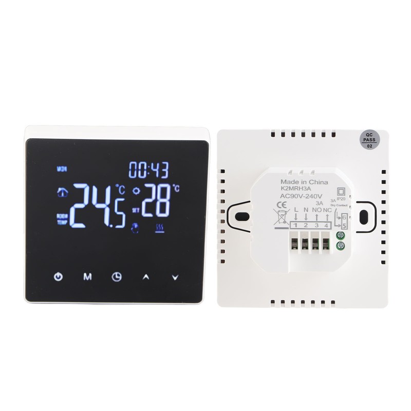 Touch Screen Thermostat Digital Display Constant Temperature Controller for Floor