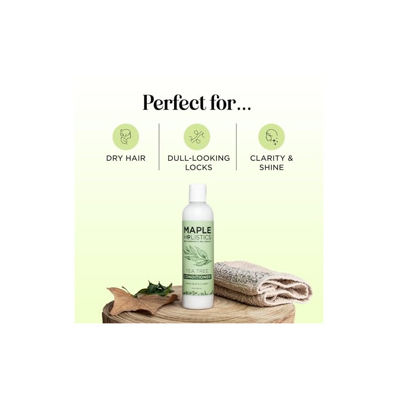 Maple Holistics Tea Tree Oil Conditioner + Color Safe Dandruff
