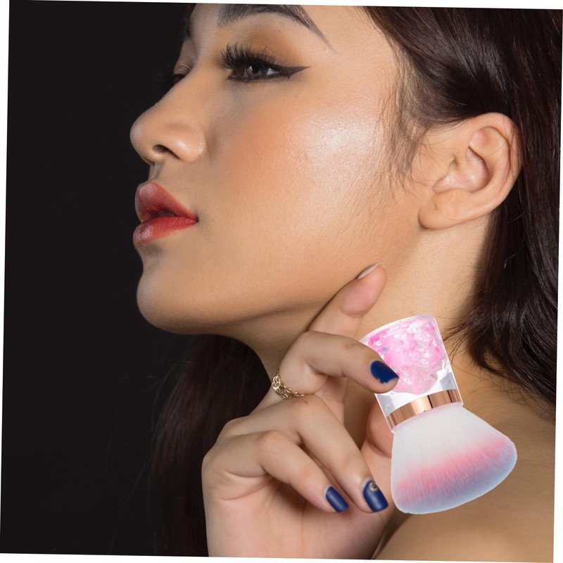 Ipetboom Nail Art Dusting Brush: Flower Shaped Makeup Blush Brush