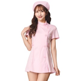 Clearstone Sherry's Closet Cosplay Halloween Nurse Women's Pink